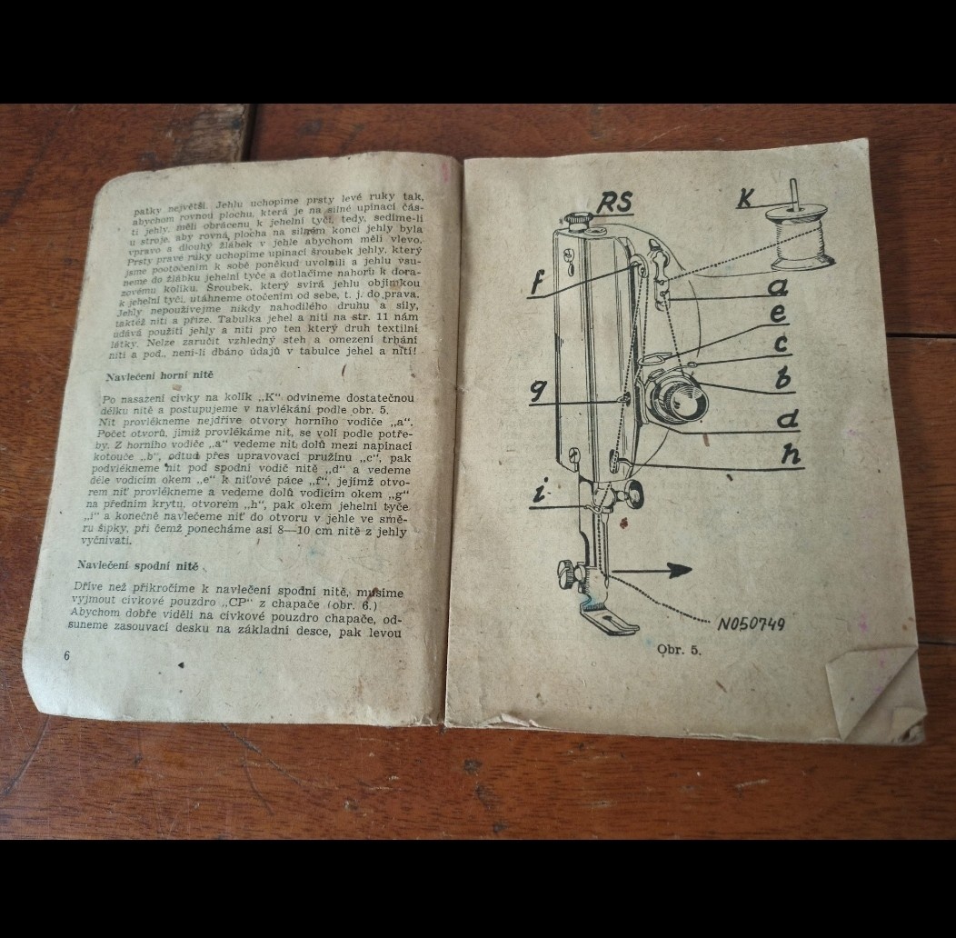 Lada - šlapací šicí stroj - 5