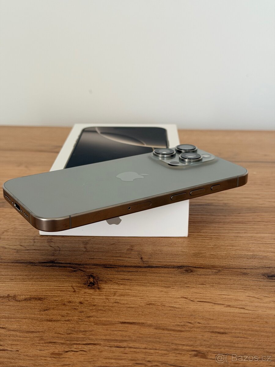 iPhone 16 Pro 128GB Natural Titanium 100%, v záruce - 5