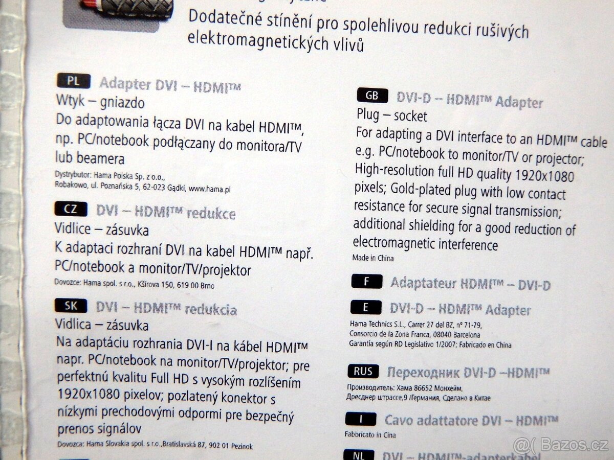 Adaptér DVI - HDMI Hama 34035 - 5