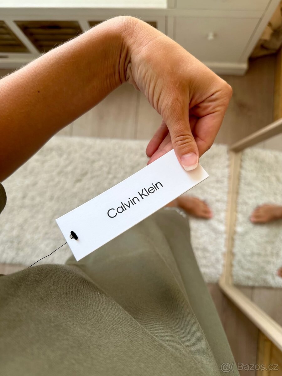 CALVIN KLEIN KHAKI ŠATY - 5