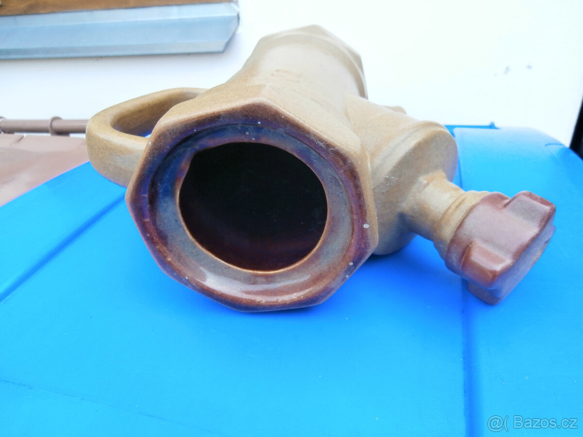 Džbán keramický, konvička za 500 kč včetně zaslání - 5