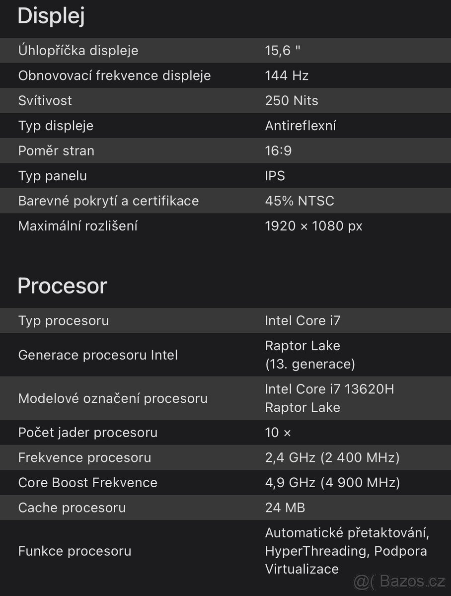 Herní notebook - GIGABYTE G5 MF5 - 5