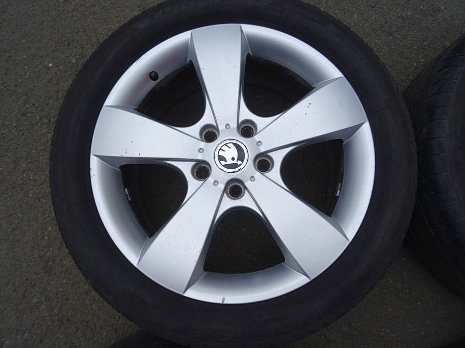 Alu disky origo Škoda, 17", 5x112,ET 54, letní sada - 5