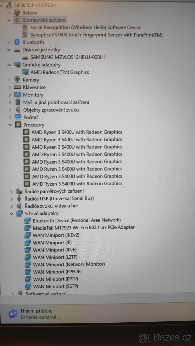 HP Elitebook 855 G8 15,6" IPS Ryzen, 32GB, SSD 512GB,W11 pr - 5