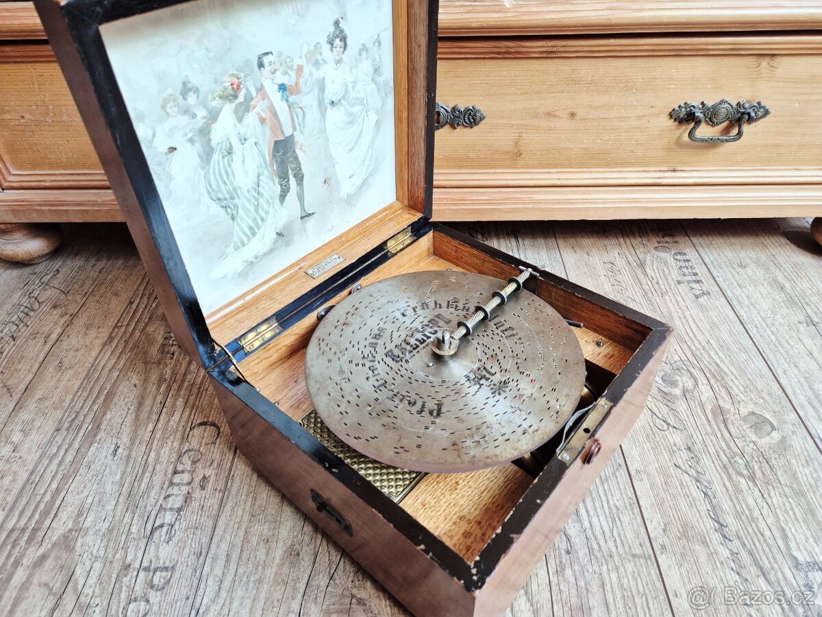 Starožitný hrací stroj Kalliope Musikwerke AG, 1898 - 5