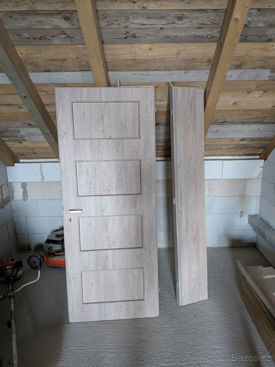 Dveře, levé, 80x210cm pro zeď 30cm - 5