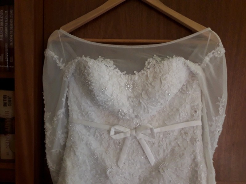 Svatební šaty - vel.S - 5