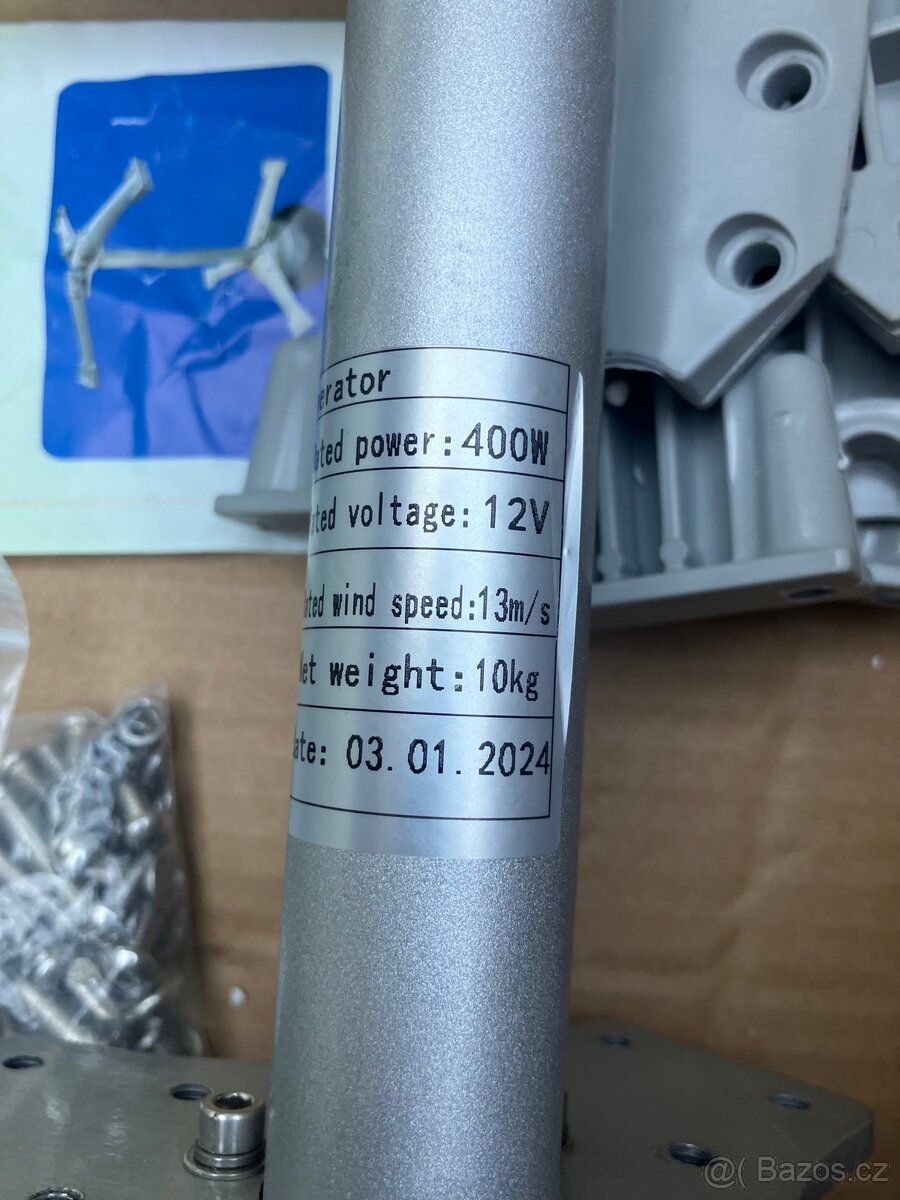 Větrná elektrárna 400W 12V - 5