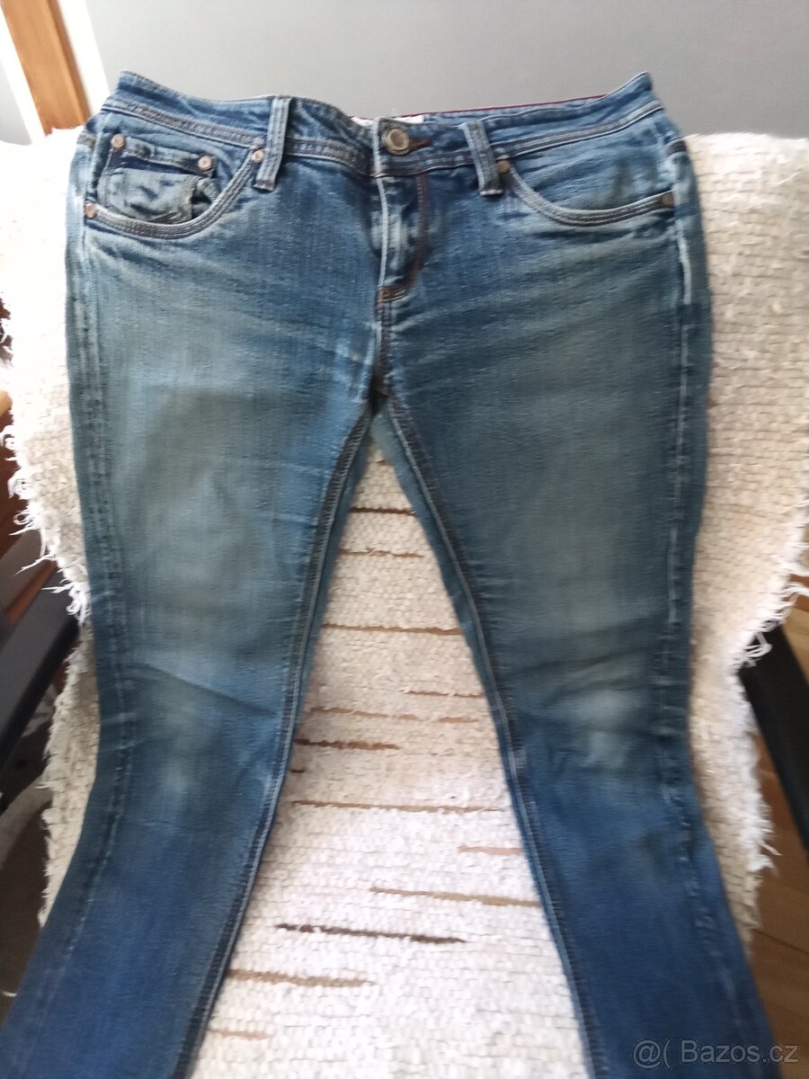 Sukně kalhoty džínovina - 5