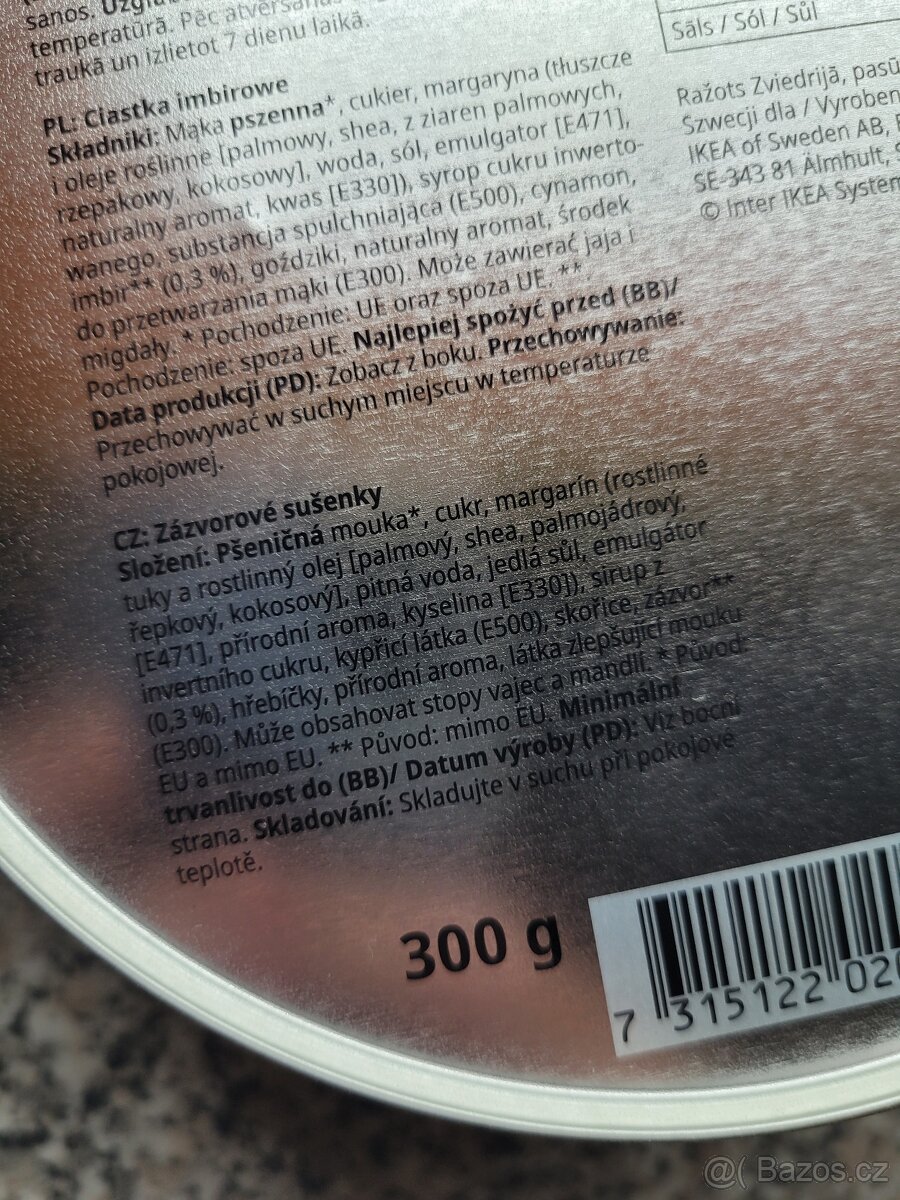 Nová vánoční dóza s perníčky VINTERSAGA zn. IKEA - 5