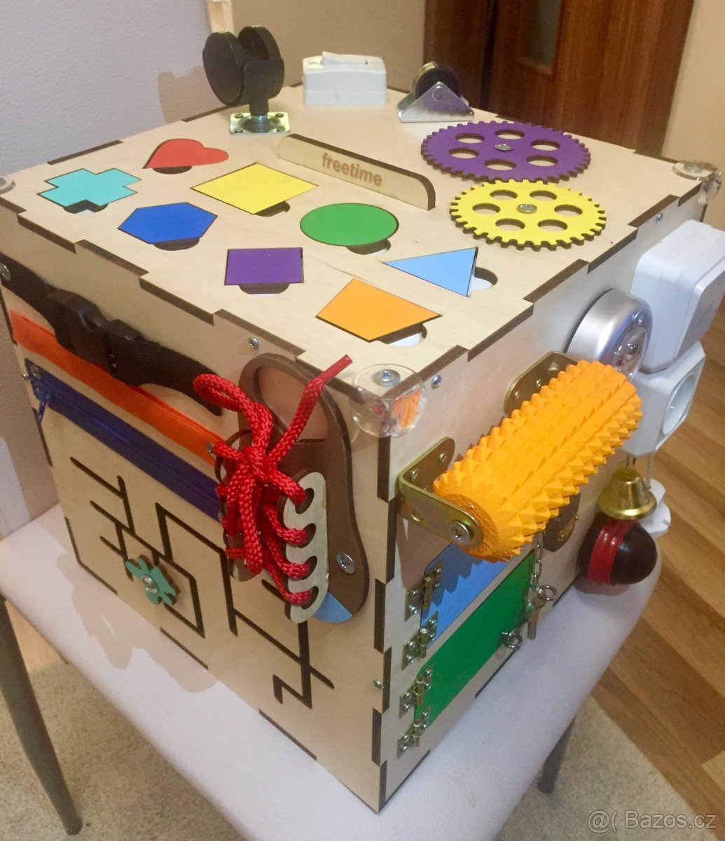 Montessori didaktická kostka - 5