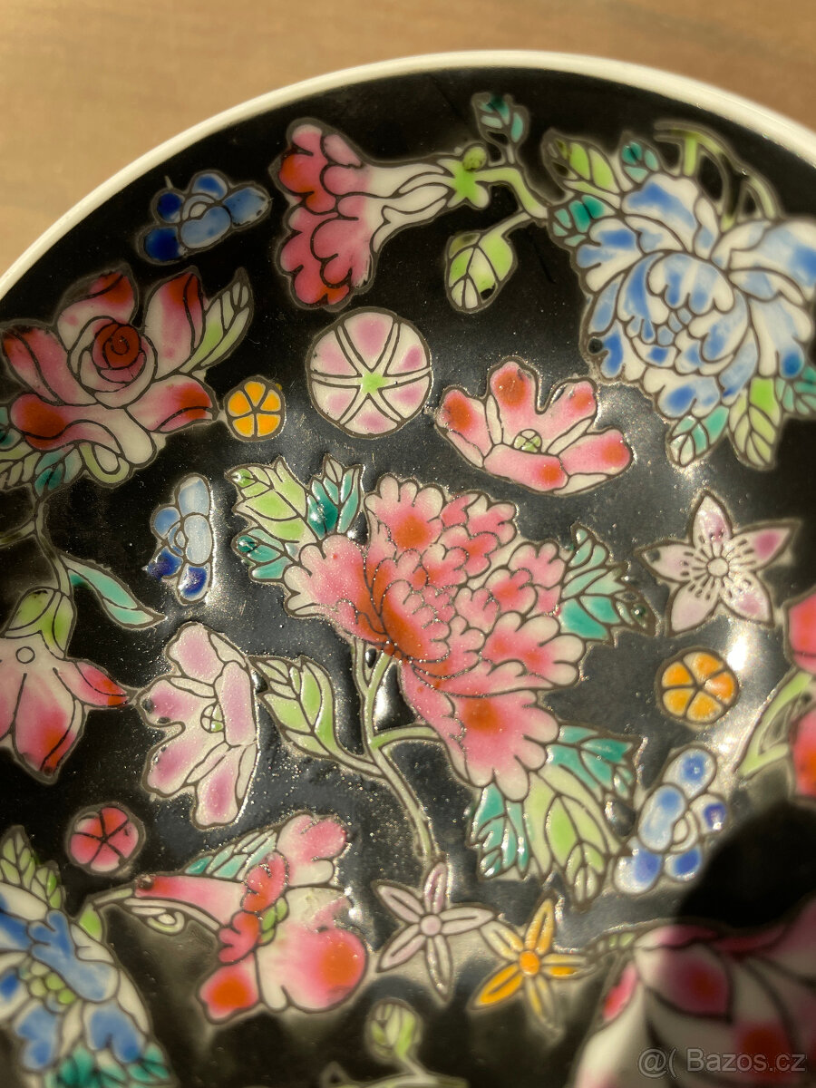 Čínský porcelán - 3 dílná sada na polévku - 5