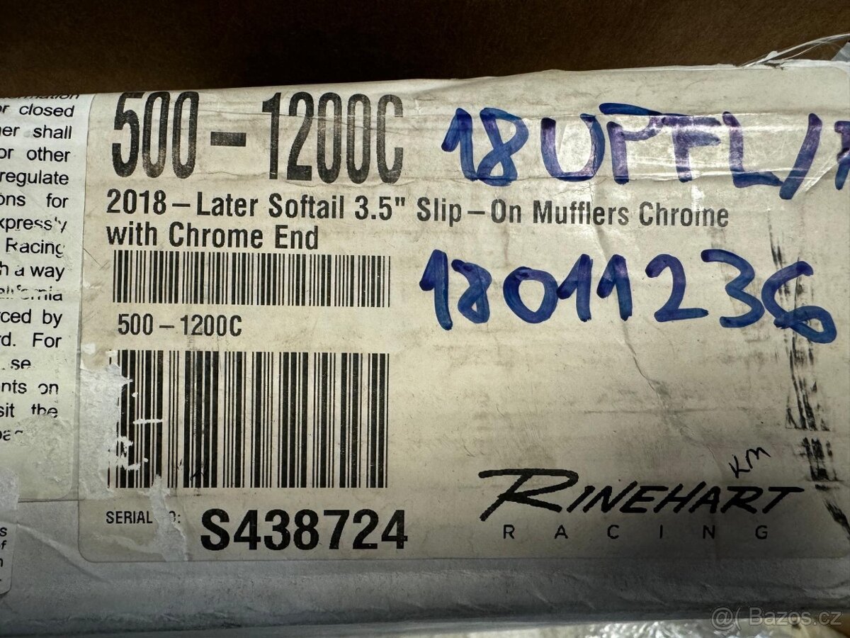 Výfuky Rinehart 3,5” Slip-On - 5