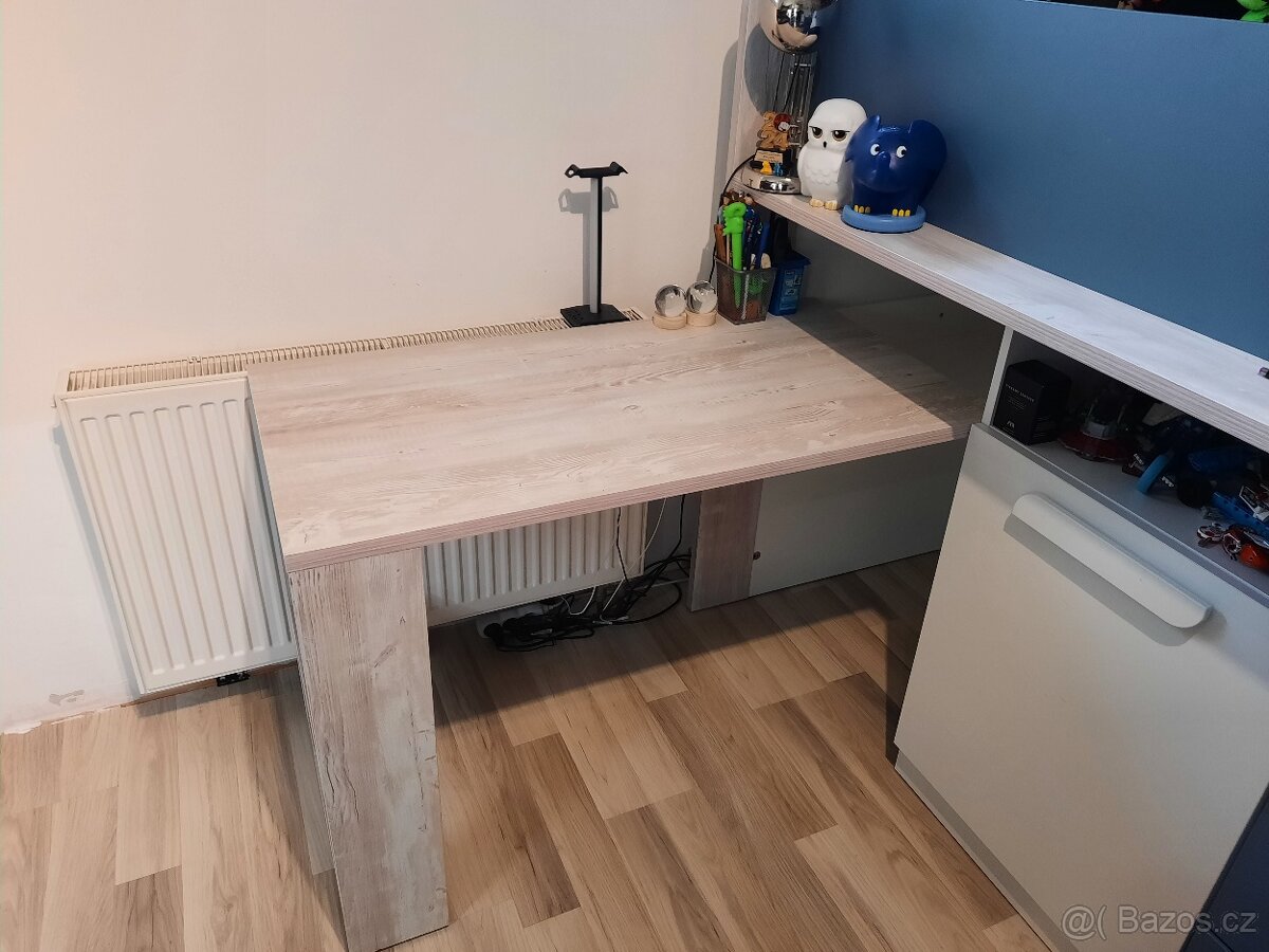 Chytrý dětský/studentský pokoj pro 2 sourozence - 5