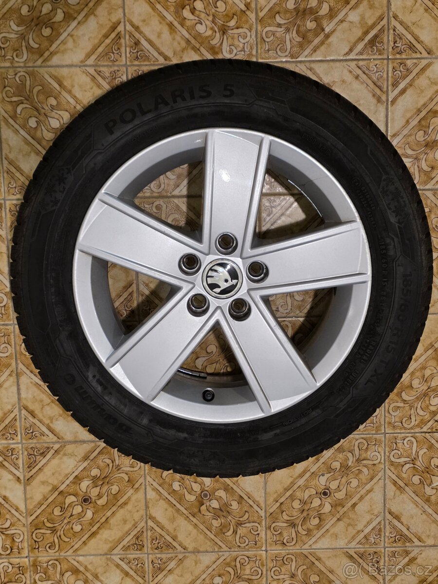 Alu kolo Škoda Propeller 15" 5JJ601025 6Jx15 5x110 ET38 - 5