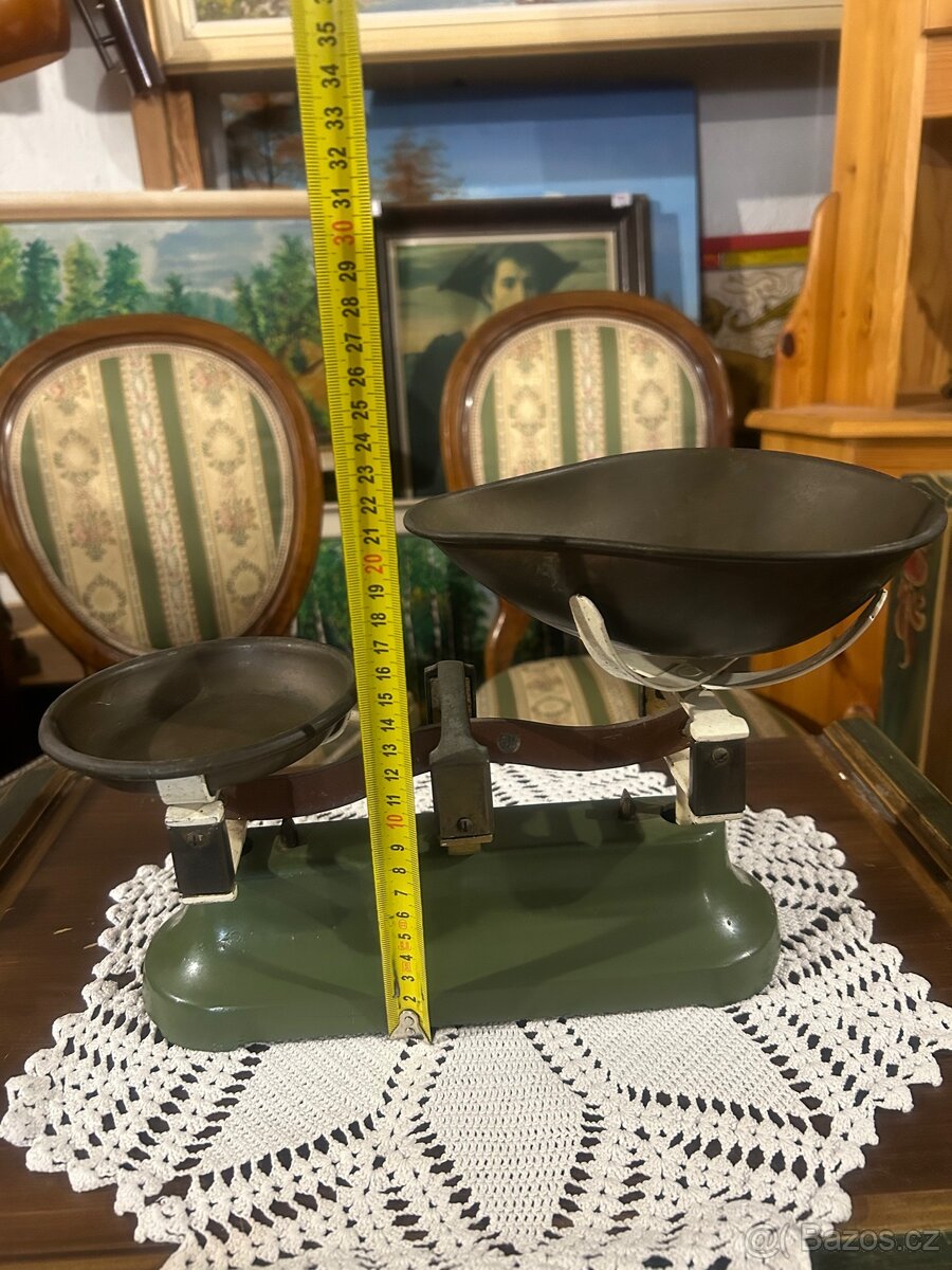 Starožitné litinové váhy - 5