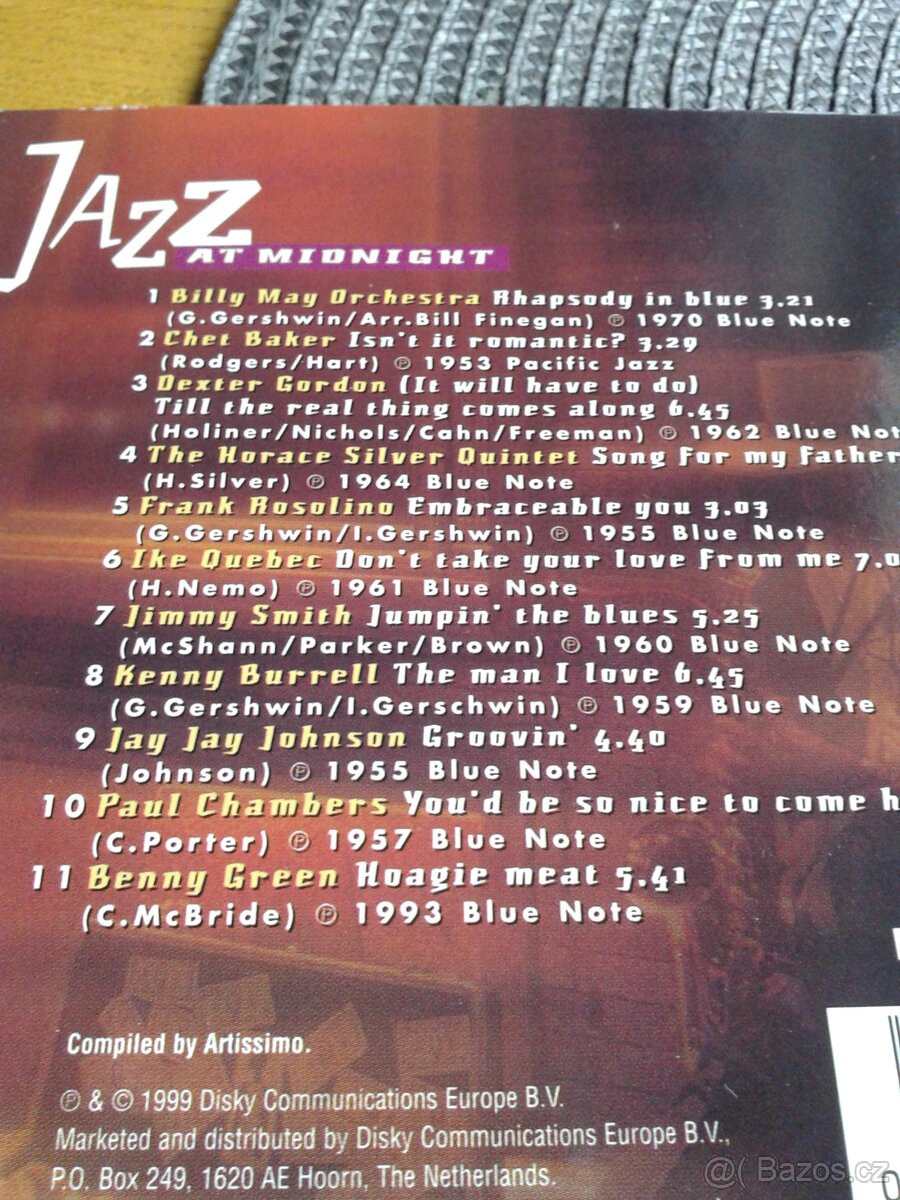 jazz cd z edice JAZZ AT MIDNIGHT - 5