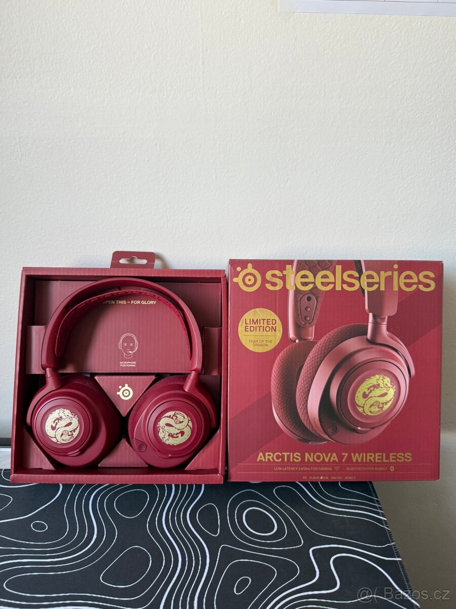 Sluchátka SteelSeries Arctis Nova 7 - Dragon Edition - 5