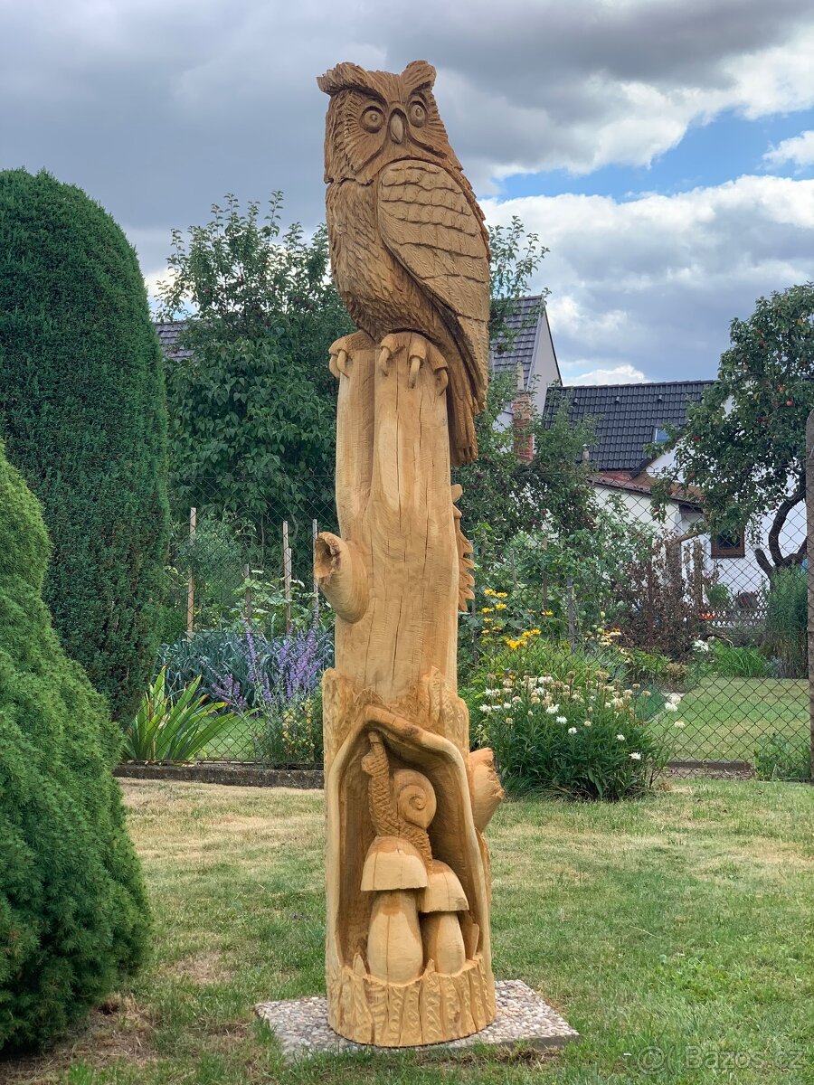 Dřevěná socha (dřevořezba pilou) - 5