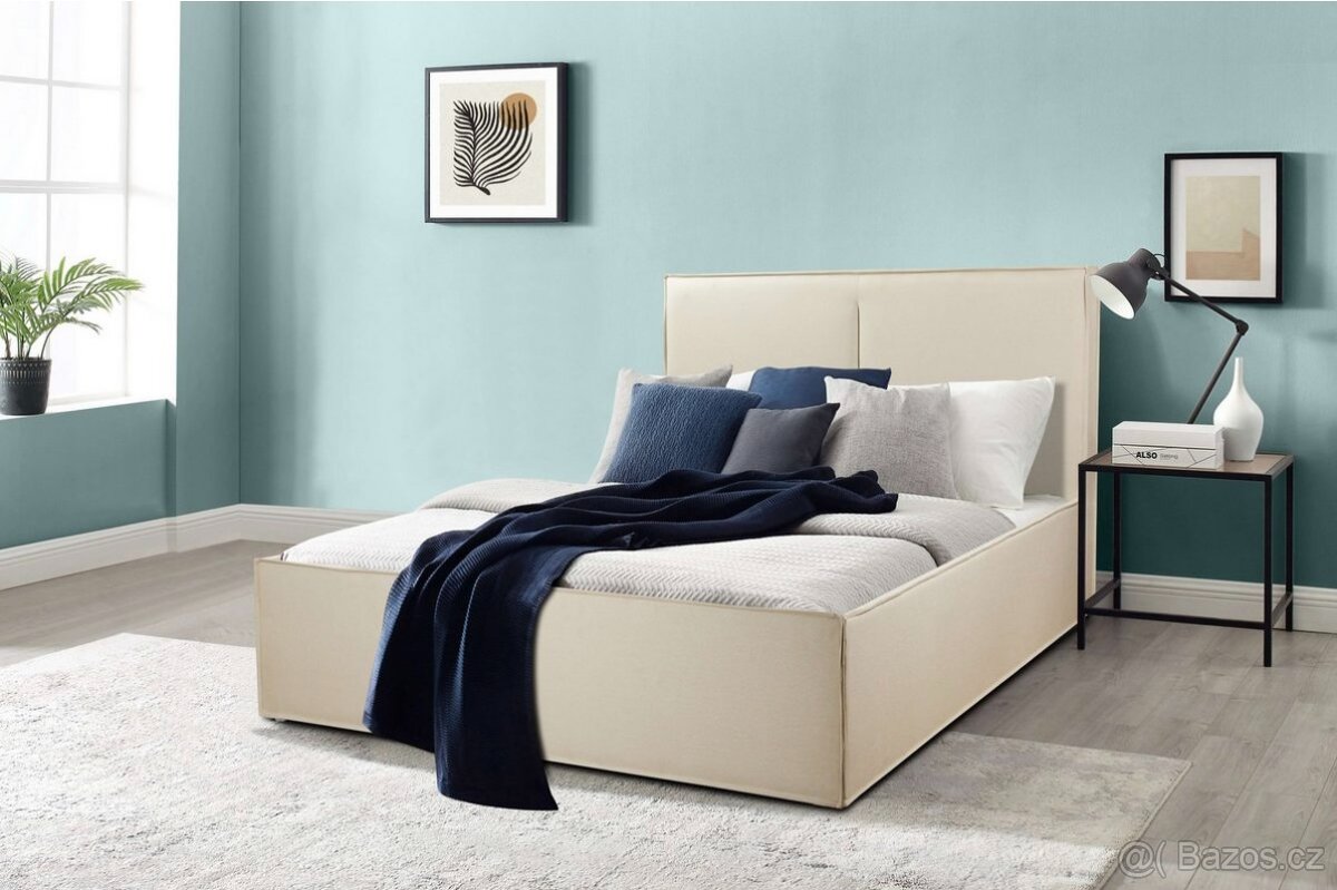 Postel rám 140x200 Hamar NOVÝ 2. jakost - 5