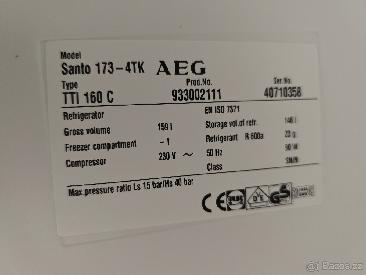 Chladnička AEG Santo - 5