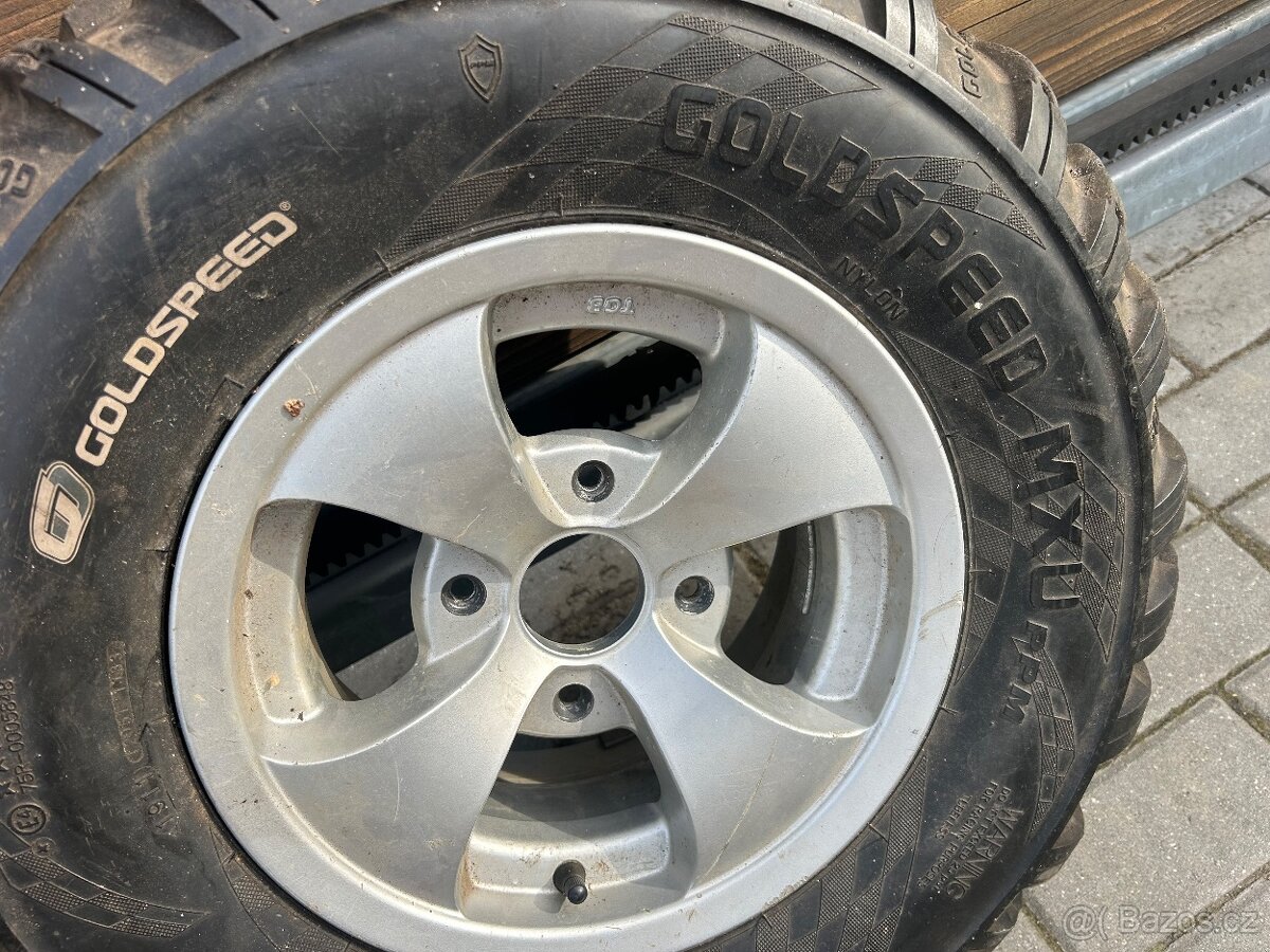 Alu kola 4x110 s pneu