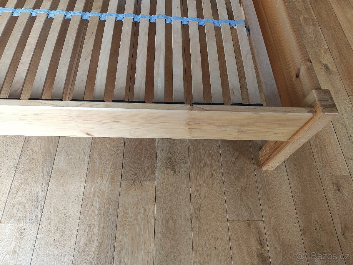Jednolůžková komplet postel z masivu – 220 x 98 cm - 5
