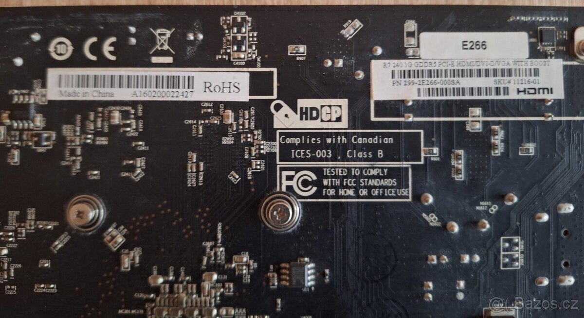 PC grafická karta Sapphire R7 240 1GB GDDR5 - 5
