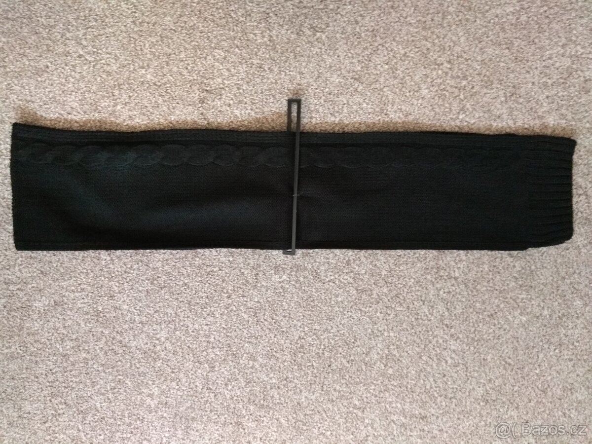 Nová dámská zimní šála Alpine Pro - černá, akryl - 5