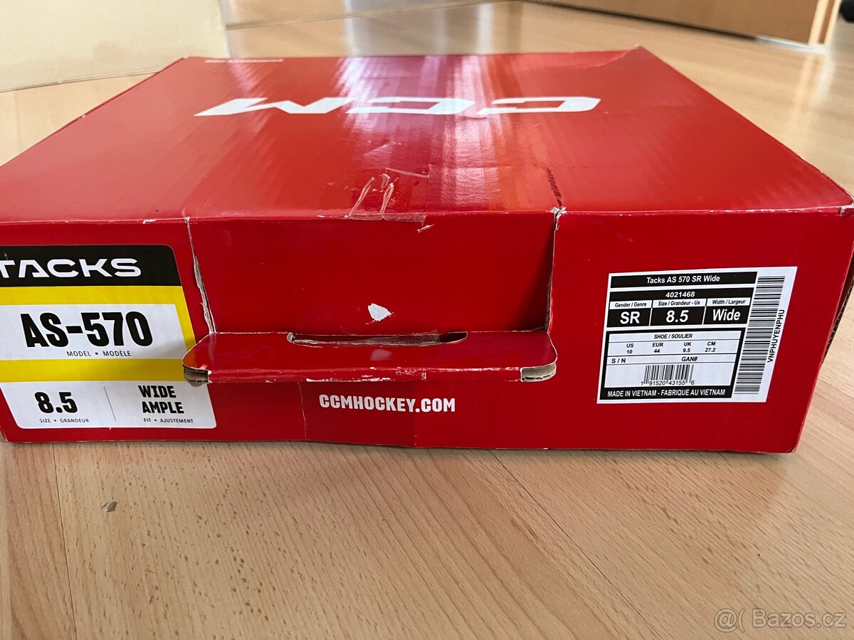 Prodám chlapecké brusle CCM Tacks AS 570 SR Wide Jet speed - 5