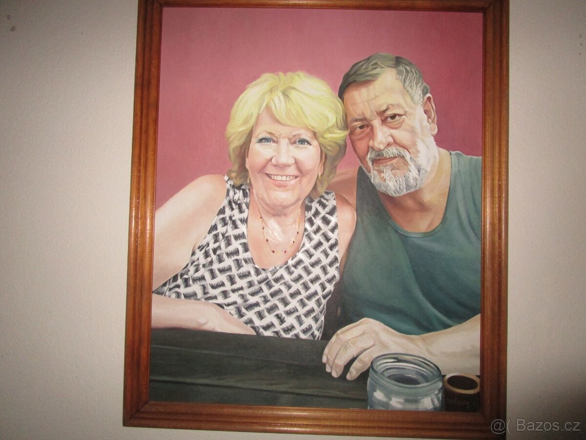 Portrét podle fotografie-olejomalba - 5