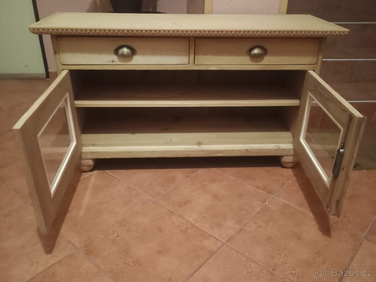 smrková skříňka - botník - 5