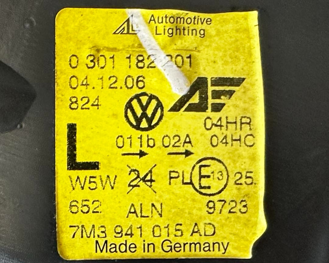 Levý halogen světlo 7M3941016AH VW Sharan 7M r.v. 2007 - 5