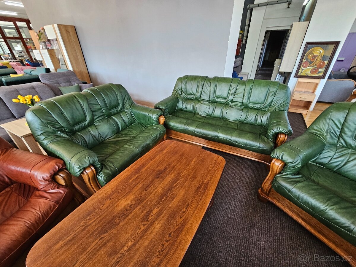 Kožená sedací souprava Romek 3+2+1 - 5