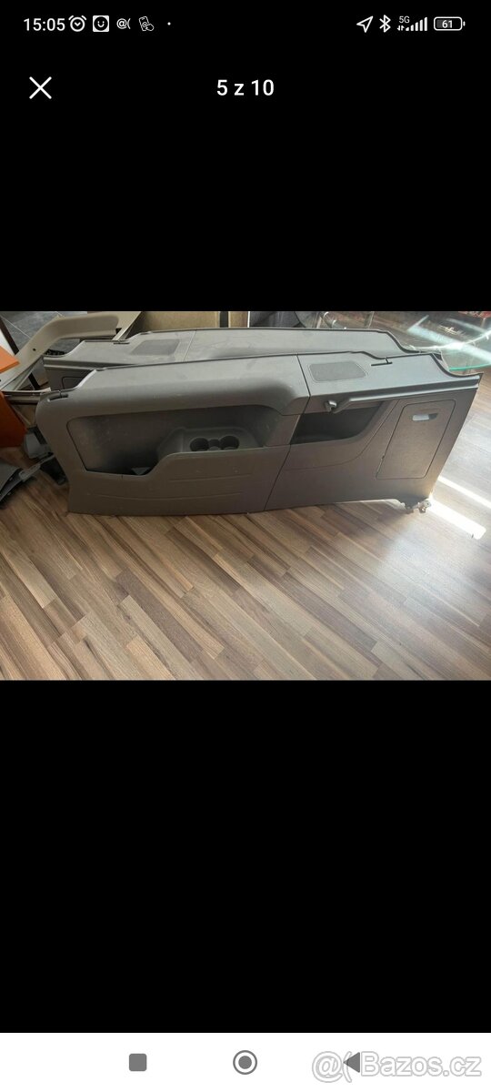 VW Caddy maxi interiérové plasty,stropnice - 5