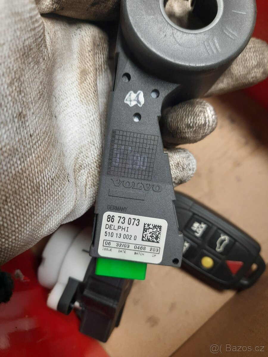 Vystřelovací klíč Volvo, Kostka spínačky, Cívka immo - 5