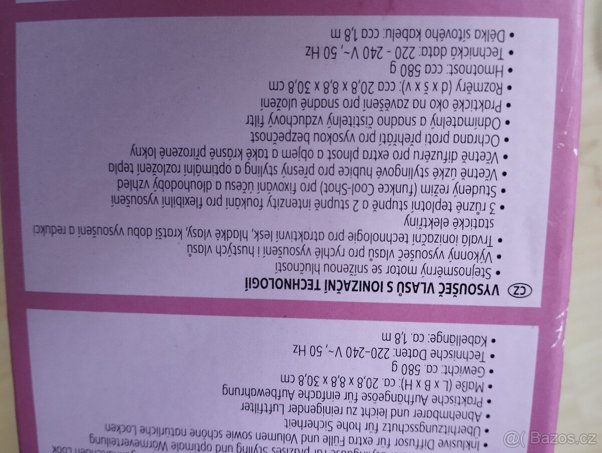 Fén na vlasy - 5