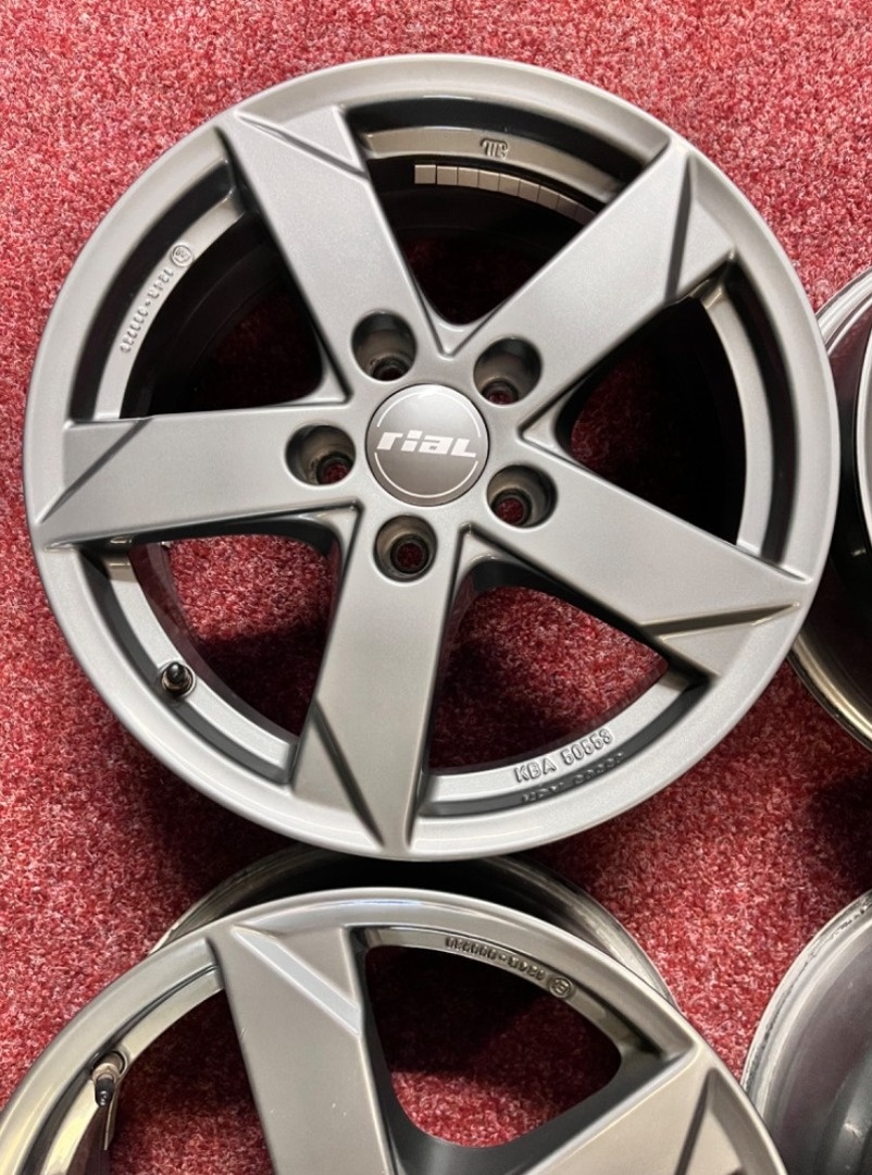 5x112 R16 alu disky Rial - ET 33 - 5