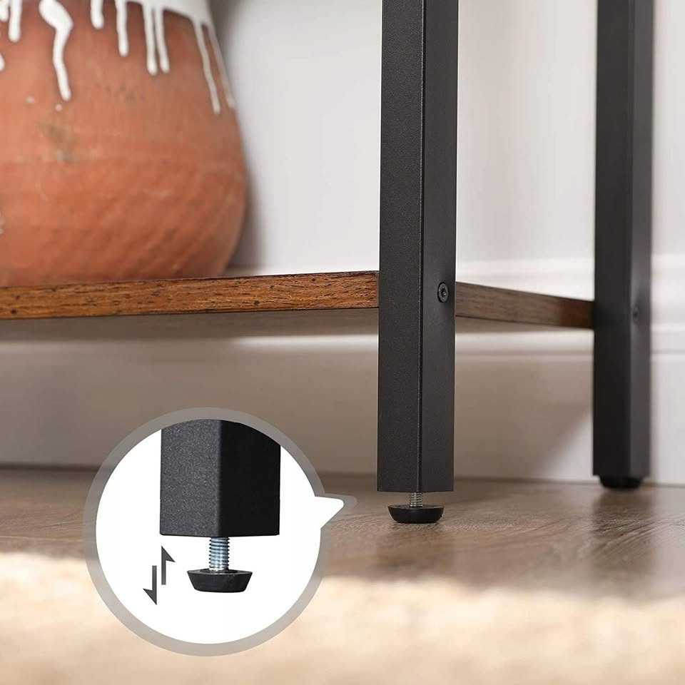 Multifunkční regál v industriálním retro stylu (165 cm) - 5