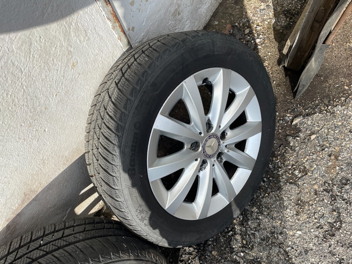 Mercedes-Benz W246 B sada zimní kola 205/55R16 - 5