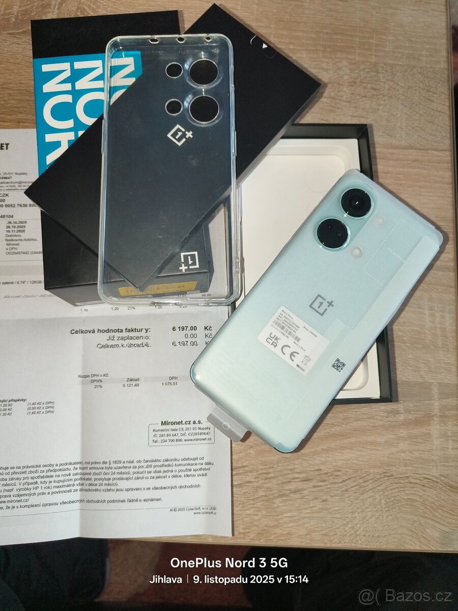 OnePlus Nord 3 5G 8/128GB, NOVÝ, ZÁRUKA - 5