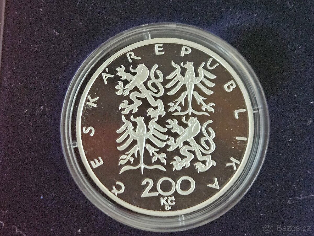 200 Kč 1997 - Běchovice, PROOF - 5