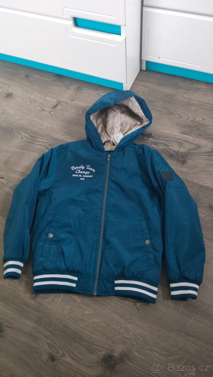 NOVÁ Zimní tenčí bomber bunda zn. Reserved, vel. 146 - 5