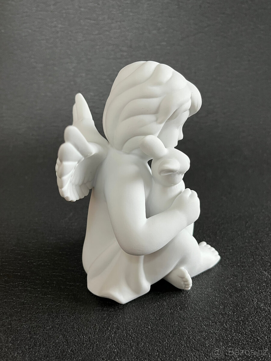 Rosenthal Soška Anděl se zajíčkem 14 cm - 5