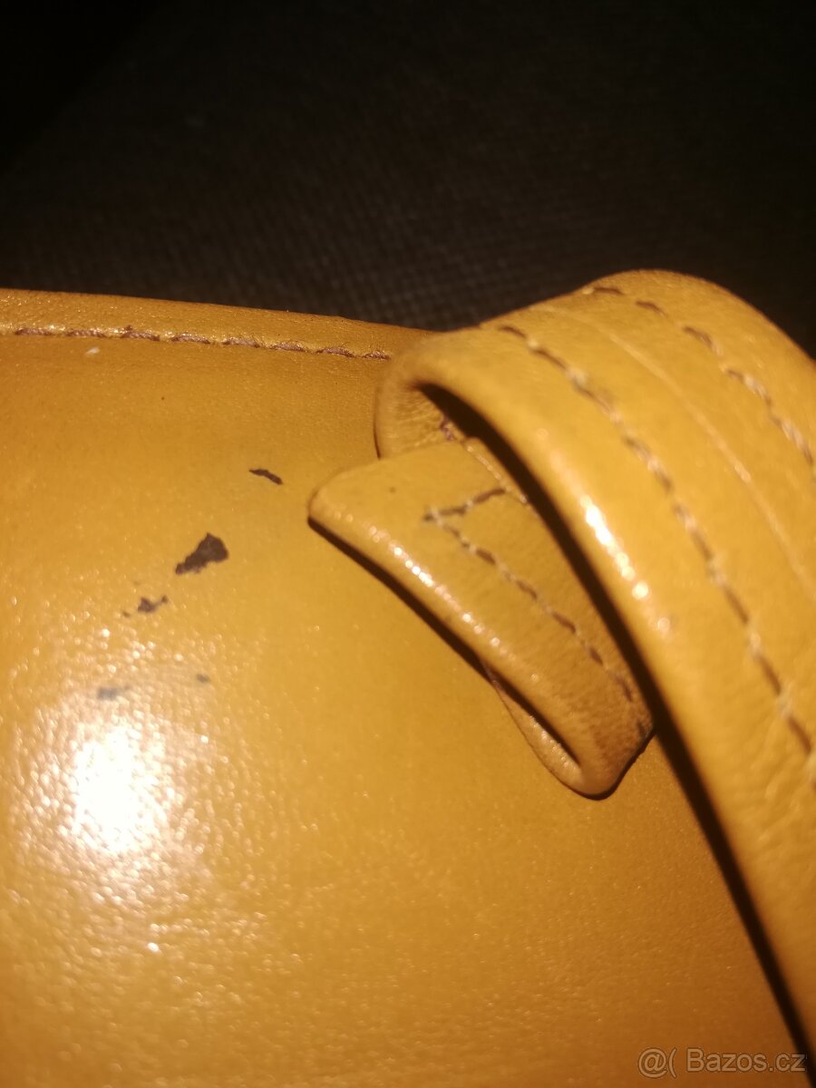 Vintage kožená kabelka - 5