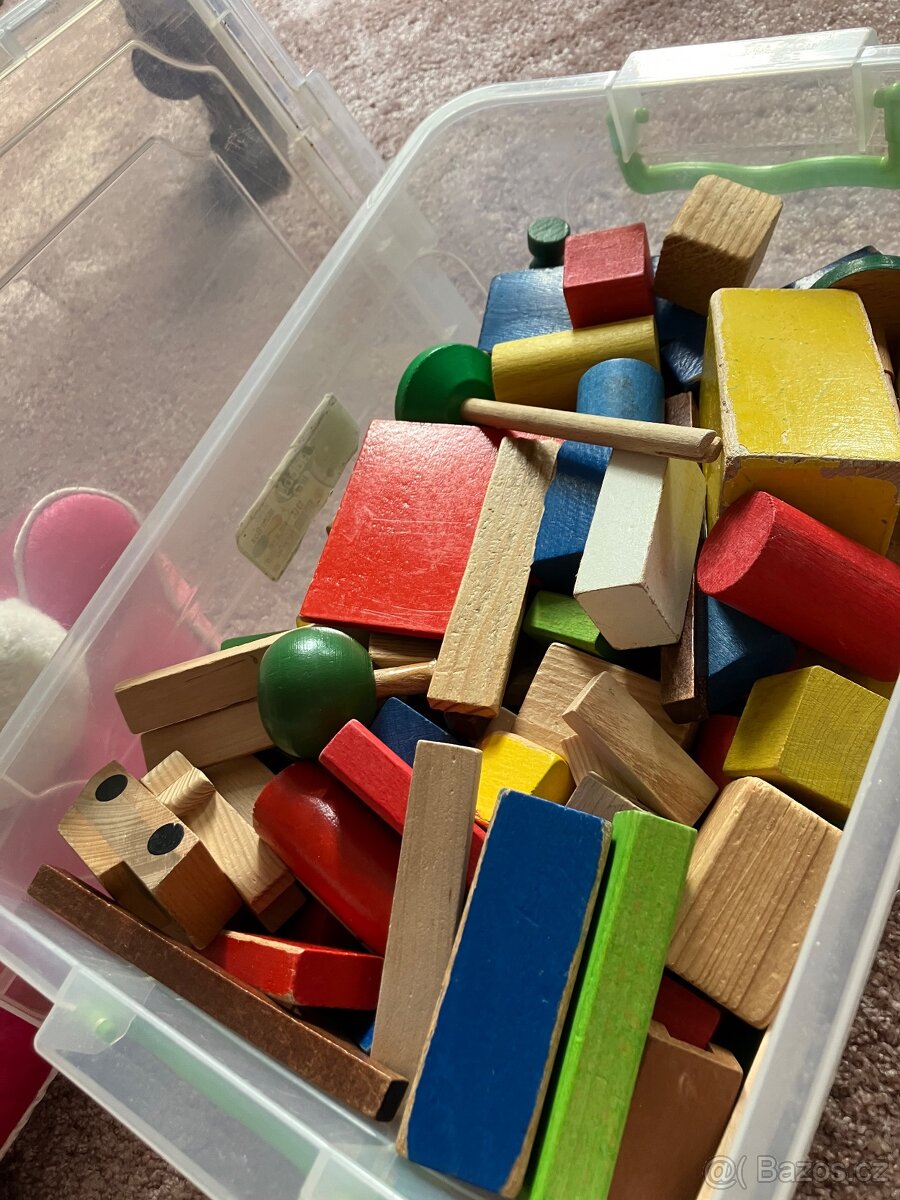 Dreveny labyrint a drevena stavebnice. - 5