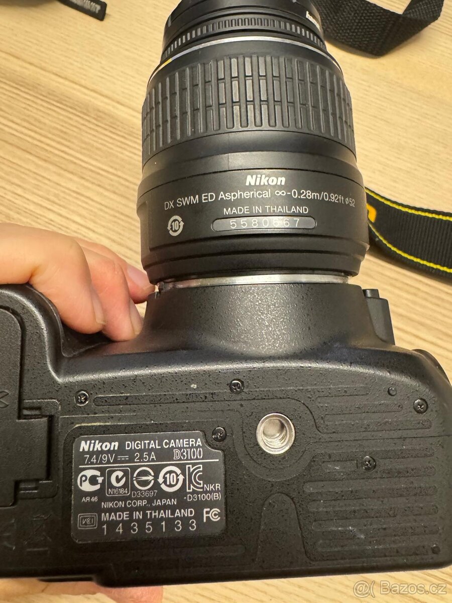 Zrcadlovka Nikon D3100 tělo + objektiv 18-55 mm - 5