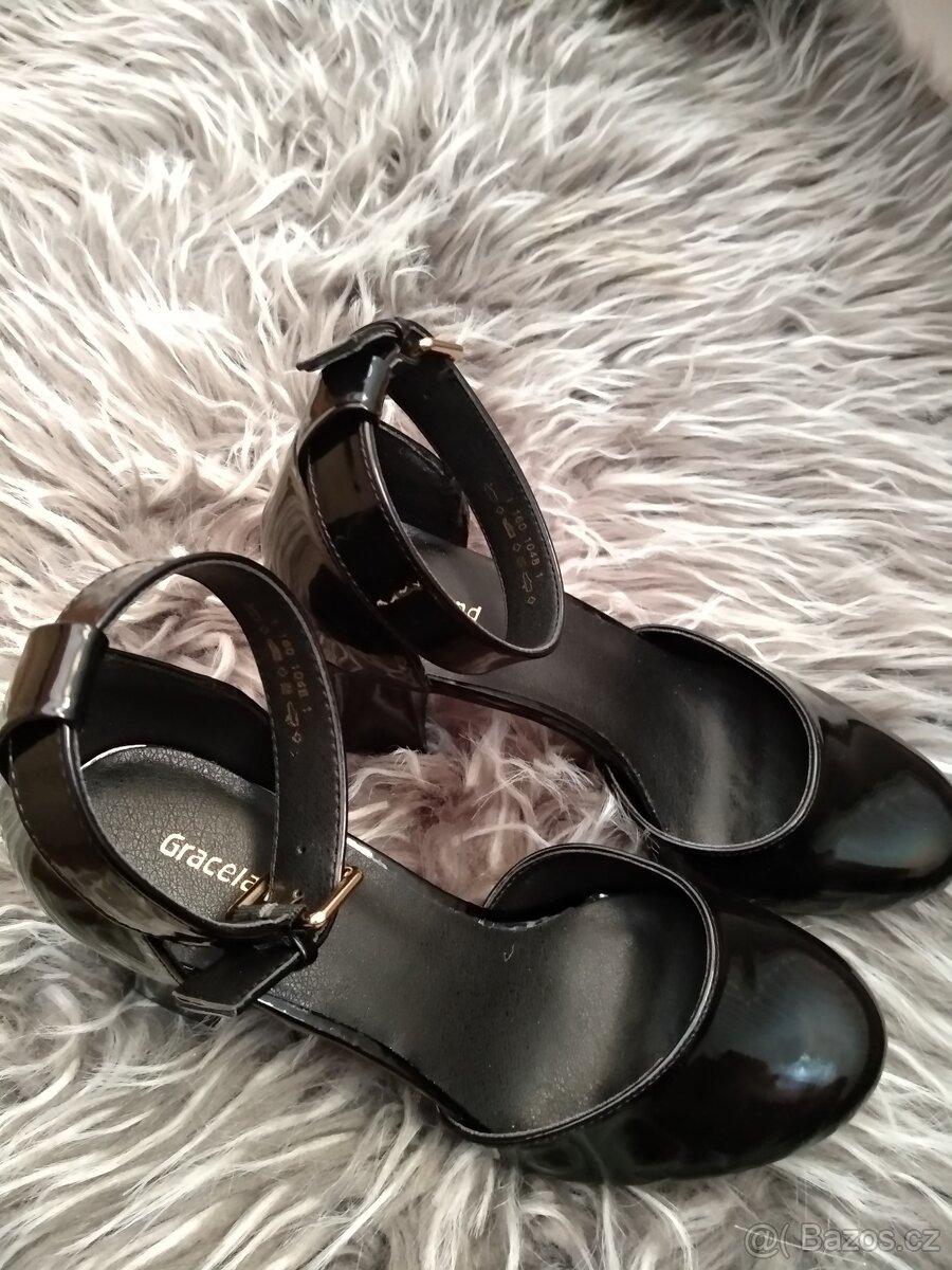 černé lakýrky 38 - NOVÉ - 5