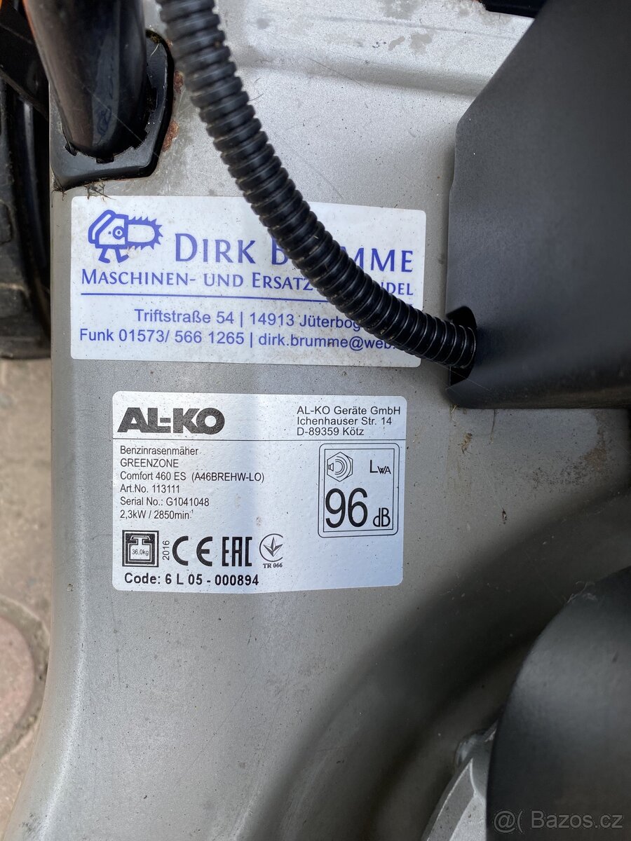 Sekačka Alko 460ES s el.startováním - 5