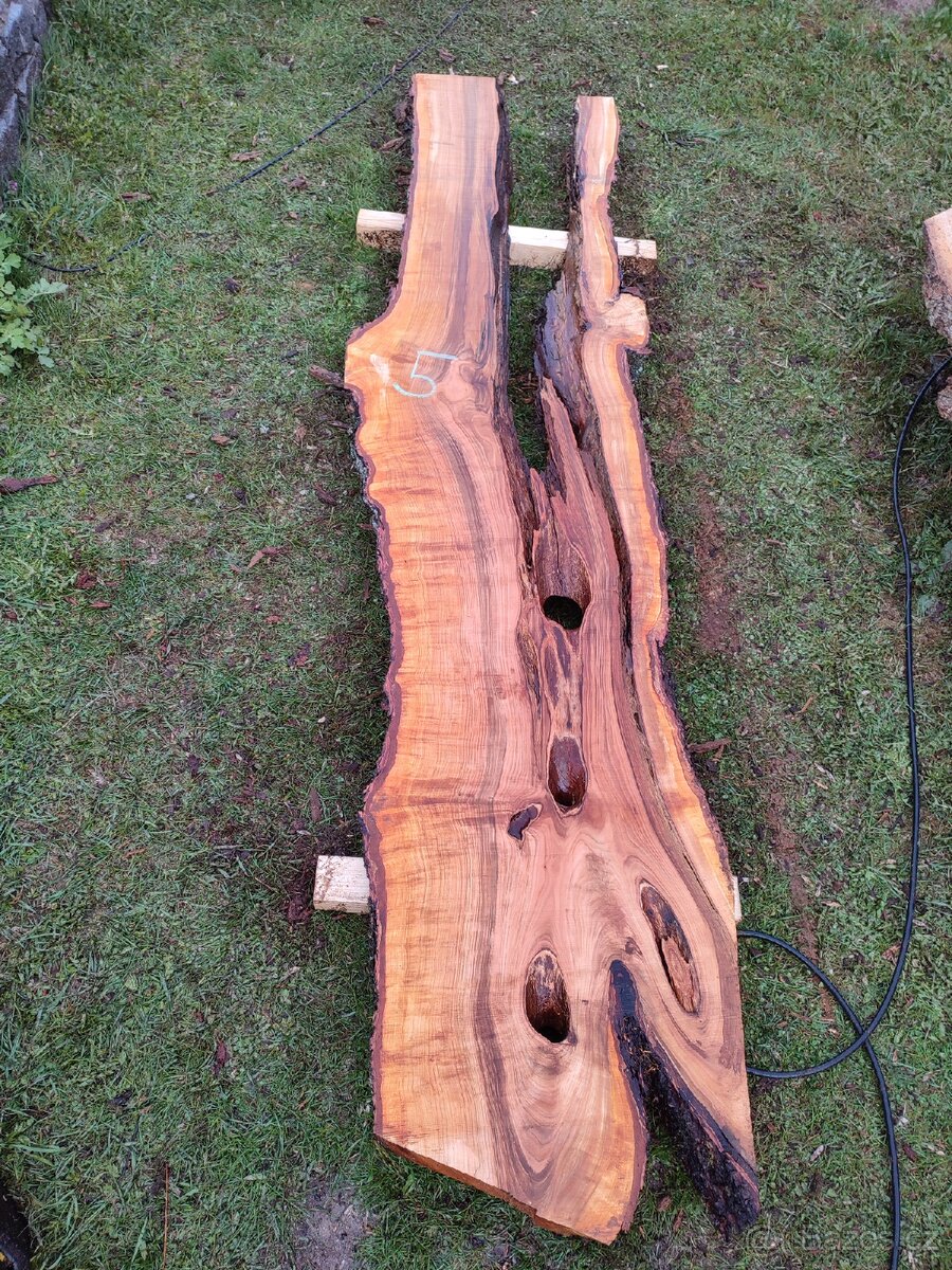 Třešňové fošny epoxid - 5